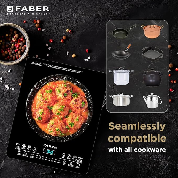 FABER Induction Remo 1800W (Black) - Image 4