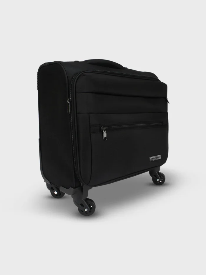 Urban Tribe Dominic Polyester 40 Litre Overnighter Laptop Pilot Roller Case | Cabin Luggage | Overnight Business Trolley Bag | Cabin Overnighter - Image 2