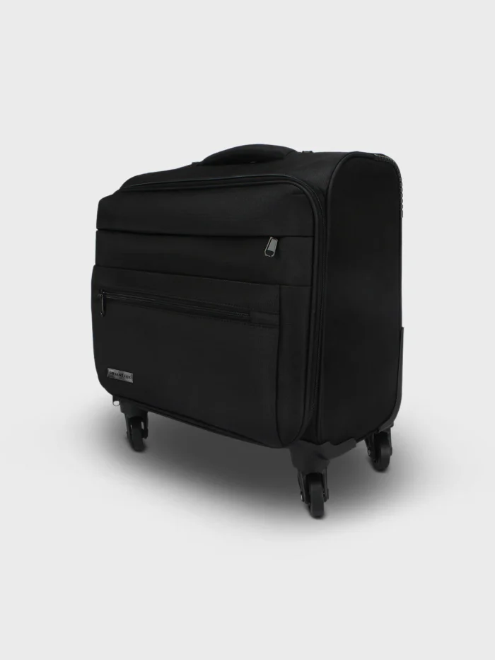 Urban Tribe Dominic Polyester 40 Litre Overnighter Laptop Pilot Roller Case | Cabin Luggage | Overnight Business Trolley Bag | Cabin Overnighter - Image 3