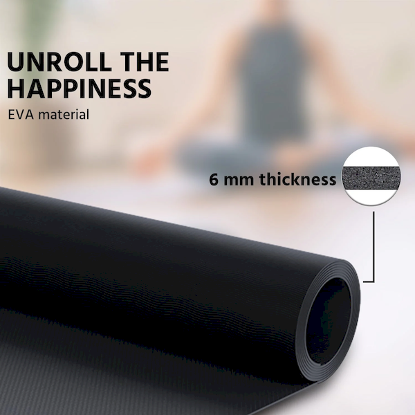 Lifelong Yoga Mat for Women & Men EVA Material 6mm Anti Slip - Image 3