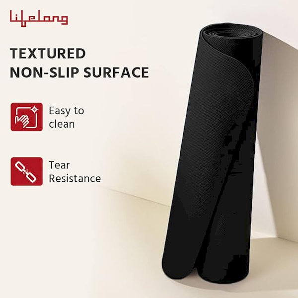 Lifelong Yoga mat for Women & Men EVA Material 10mm Anti Slip - Image 5