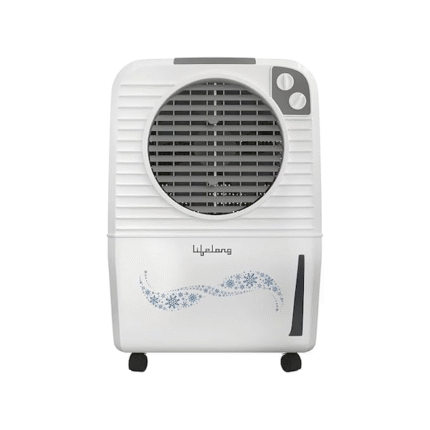 Lifelong 40L Air Cooler with Water Level Indicator, Ice Chamber, Multi-Way Air Deflection, Powerful Air Throw, Honeycomb Pads