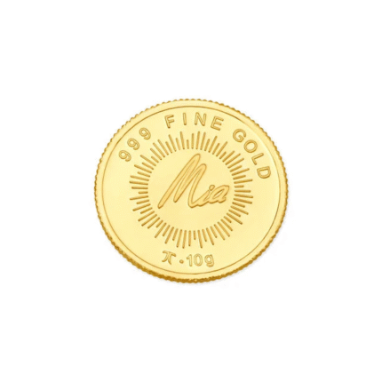 MIA 10 Gm 24 Karat Lotus Gold Coin