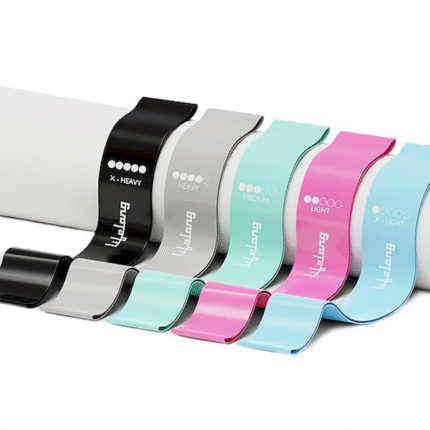 Lifelong Resistance Bands/ Latex Free Bands for Fitness (Set of 5)