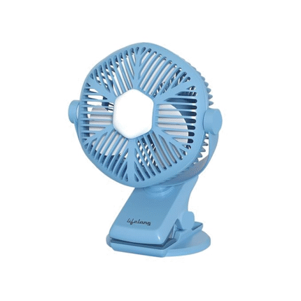 Lifelong Clip-on USB Fan With LED Light