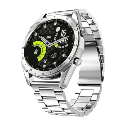Lifelong Sigma 1.39, Luxury Smartwatch with Metal Case & Stainless-Steel Strap