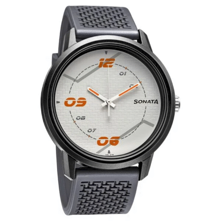 Sonata Quartz Analog PU Strap Watch for Men