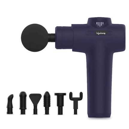 Lifelong Full Body Gun Machine-Massager with - 6 Speed Setting for Muscle Massage