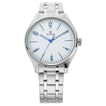 Titan Men's Urban Edge Lustrous Steel Strap Watch for Men