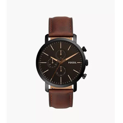 Luther Chronograph Brown Leather Watch