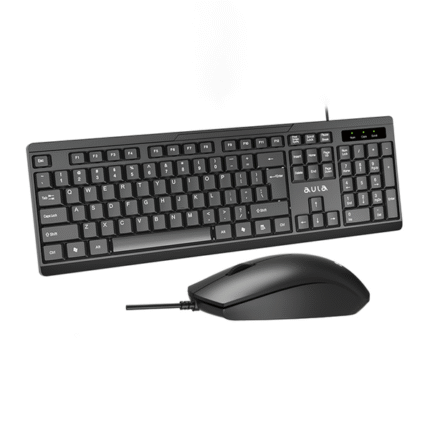 Aula Wired Keyboard and Mouse Combo | Black