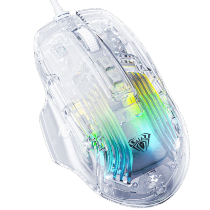 Aula Transparent Wired Gaming Mouse