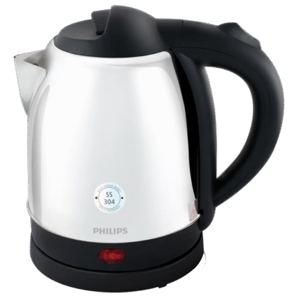 PHILIPS 1800 Watt 1.8 Litre Electric Kettle with Detachable Base (Black)