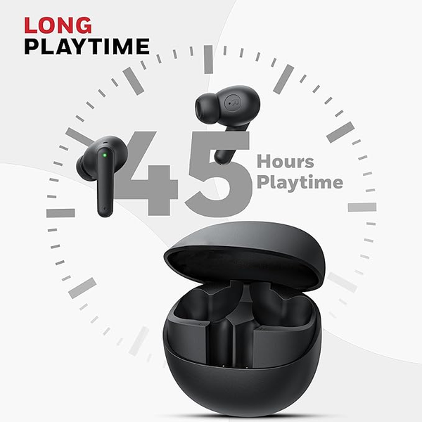 Honeywell New Launched Moxie V1400 Bluetooth v5.4 TWS in-Ear Earbuds, ENC with 4 Mics for HD Calling, 45H Battery Life, Stereo Sound, Deep Bass, IPX4, 40ms Low Latency Gaming Mode - Image 4